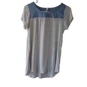 Womens Short Sleeve Maternity Top by Minimi Size Medium NWT